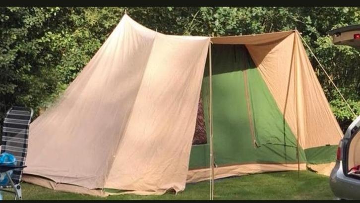 Katoenen ESVO Piramidetent - 6 Personen, Caravans en Kamperen, Tenten, tot en met 6, Gebruikt, Ophalen of Verzenden