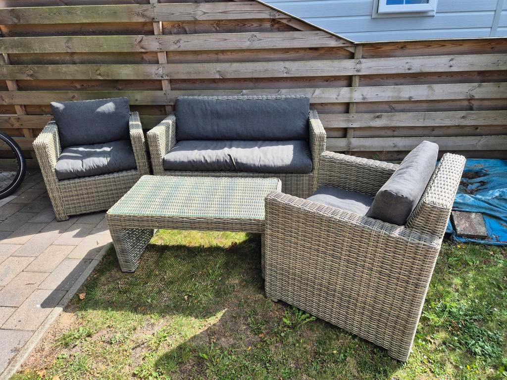 Loungeset - Goede staat, Tuin en Terras, Ophalen, Bank