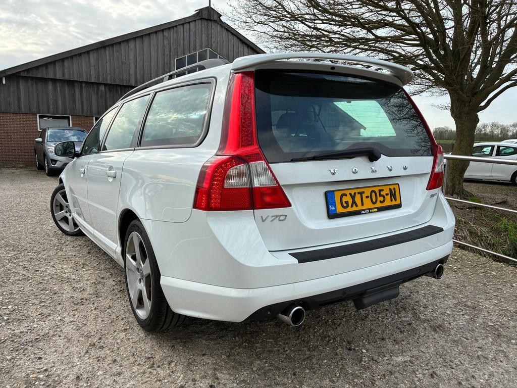 Volvo V70 2.5T Summum | R-Design + Clima + Cruise + Leder nu, Voorwielaandrijving, Gebruikt, Zwart, 1600 kg