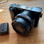 Sony a6000 systeemcamera met lens en twee accu's, Gebruikt, Compact, Ophalen of Verzenden, Sony