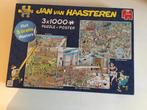 Jan van Haasteren, 3 x 1000 st, Ophalen of Verzenden, 500 t/m 1500 stukjes, Zo goed als nieuw