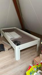 Auping auronde met electrisch bedspriraal scharnierend, Ophalen, Wit, Tweepersoons, Zo goed als nieuw