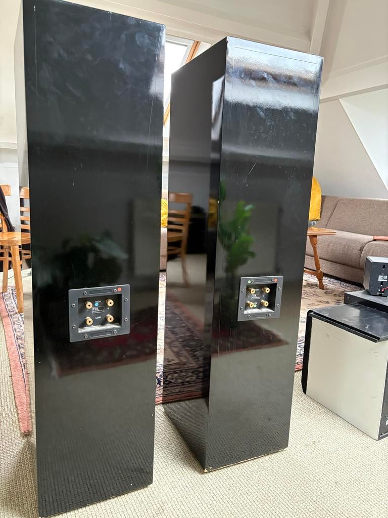 TDL Studio 4 Vloerstaande Luidsprekers, Audio, Tv en Foto, Luidsprekers, Gebruikt, 120 watt of meer, Front, Rear of Stereo speakers