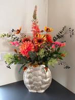 Kunst/zijden boeket incl vaas, Ophalen, Zo goed als nieuw, Binnen