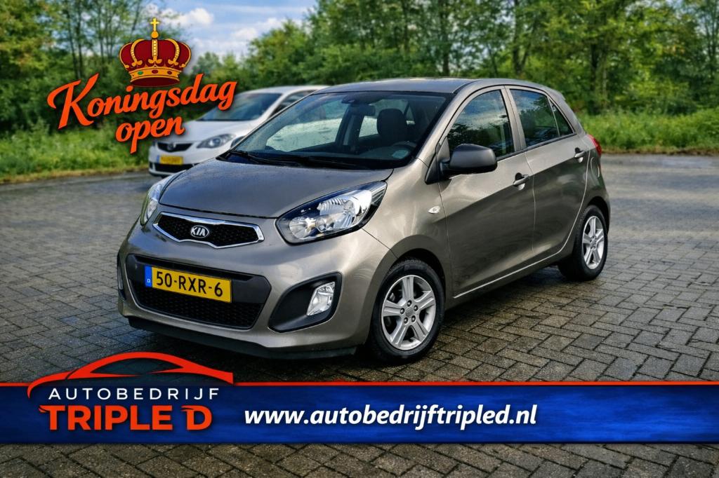 Kia Picanto 1.2 Cvvt 5-DRS 2011 Grijs Comfort Pack, Auto's, Kia, Voorwielaandrijving, 4 cilinders, Met garantie (alle), 400 kg