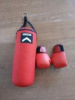Bokszak met bokshandschoenen., Ophalen, Gebruikt, Bokszak