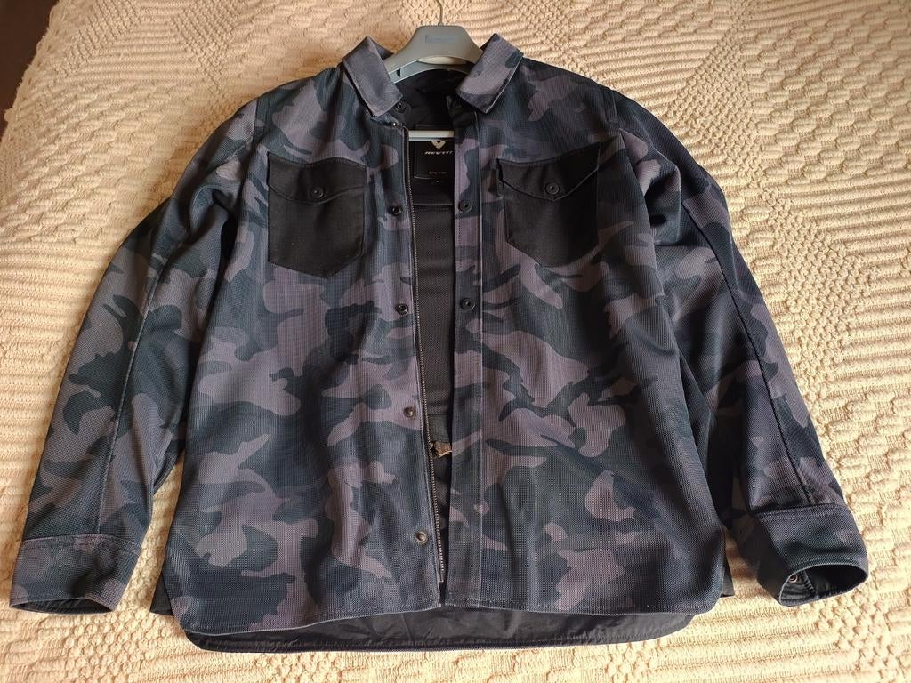 Nieuwe Revit Tracer Air 2 camo grijs M, Motoren, Ophalen of Verzenden, Tweedehands, Jas | textiel