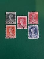 Postzegels Koningin Wilhelmina 1898-1923, Postzegels en Munten, Ophalen of Verzenden, T/m 1940, Gestempeld