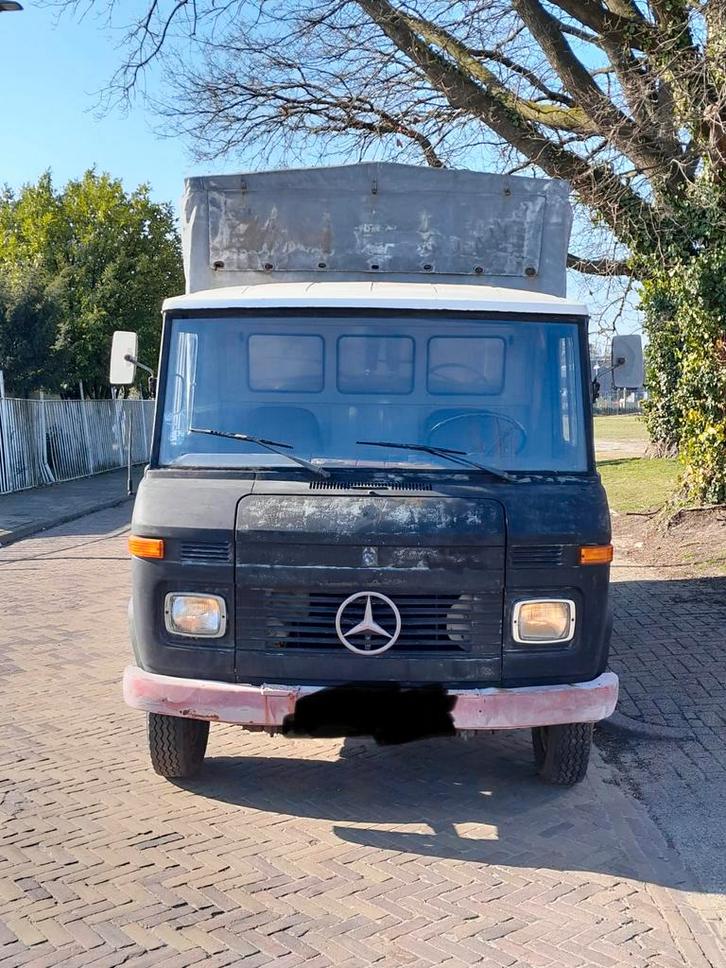 Mercedes benz 406d oldtimer 1971, Auto's, Mercedes-Benz, Particulier, Overige modellen, Diesel, Handgeschakeld, Zwart, Ophalen