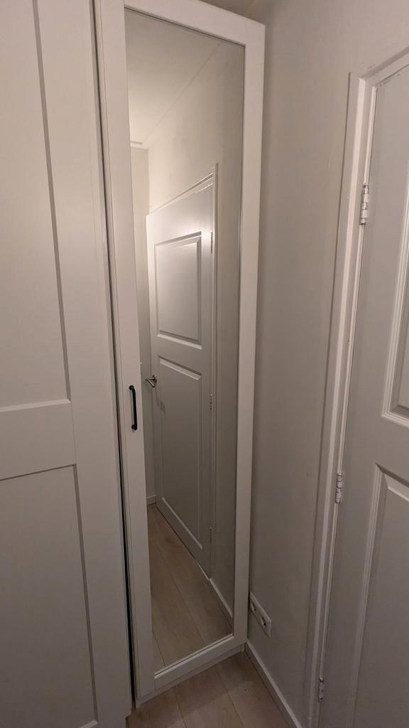 Pax kast met spiegeldeur, Huis en Inrichting, Kasten | Kledingkasten, Zo goed als nieuw, 200 cm of meer, 50 tot 100 cm, 50 tot 75 cm