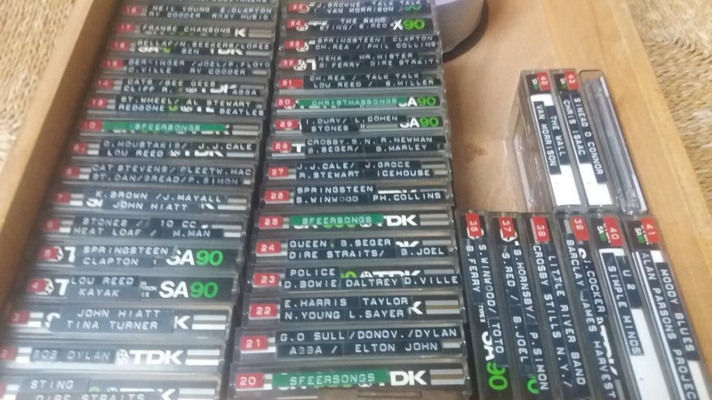 cassettebandjes, Cd's en Dvd's, Cassettebandjes, Ophalen, Zo goed als nieuw, Overige genres, 2 t/m 25 bandjes