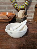 porseleinen WETA 5048 vijzel met 2 stampers, Ophalen of Verzenden