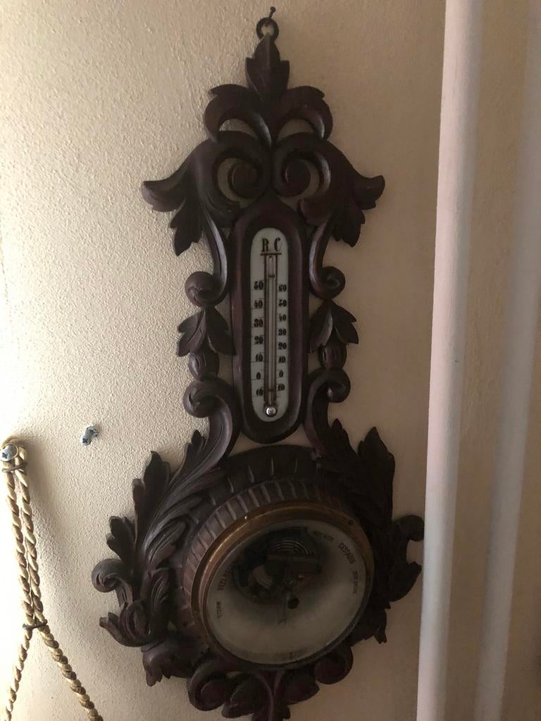 Barometer werkt, Audio, Tv en Foto, Weerstations en Barometers, Ophalen of Verzenden, Zo goed als nieuw