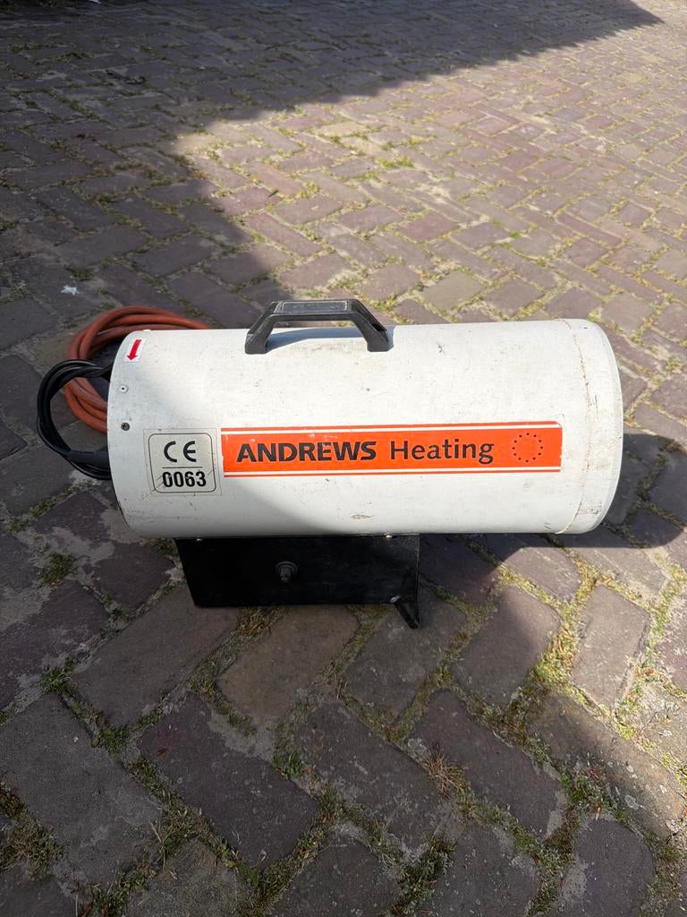 Andrews Heating heteluchtkanon op gas, 30 tot 80 cm, Gebruikt, Kachel, Ophalen of Verzenden