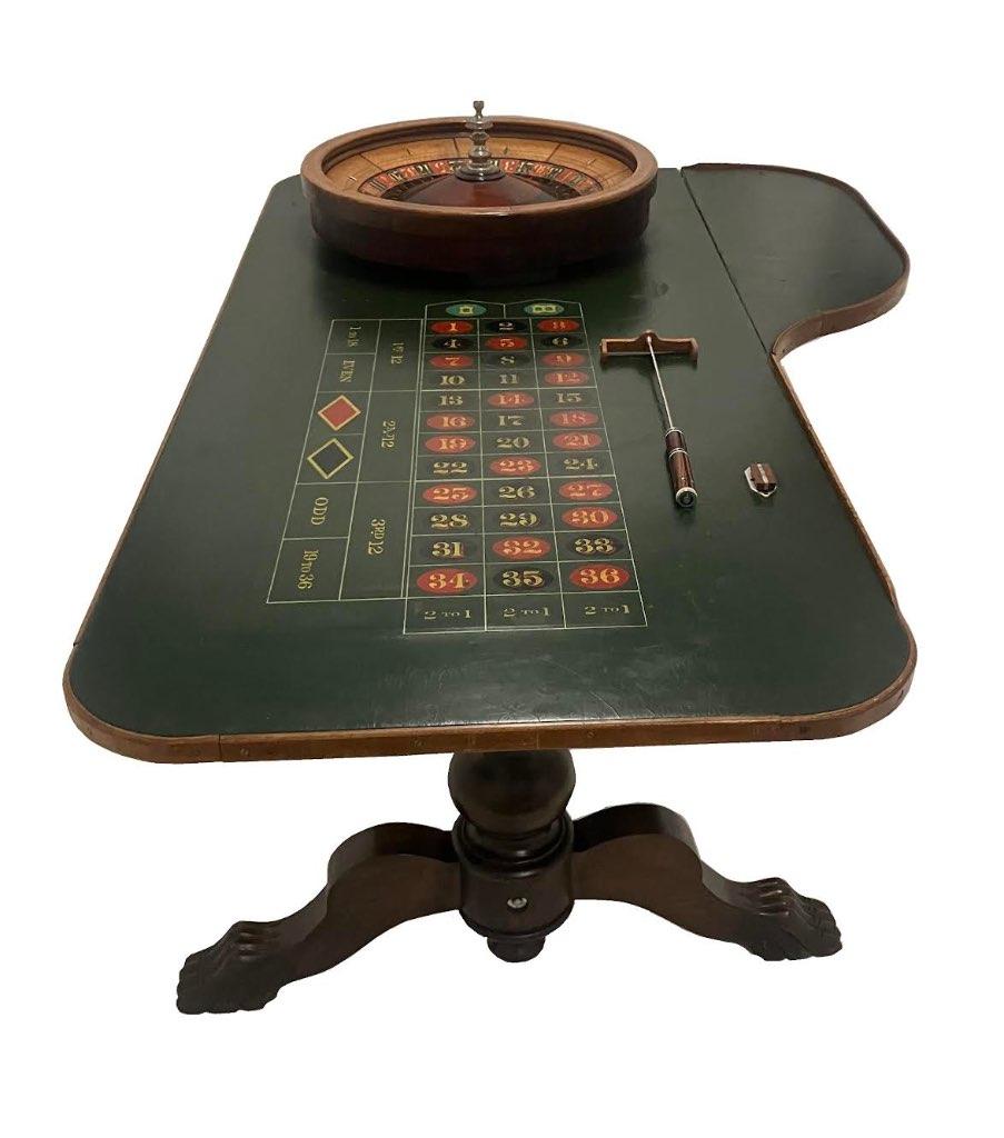 Antieke roulettetafel, Overige munten, Ophalen, Gebruikt