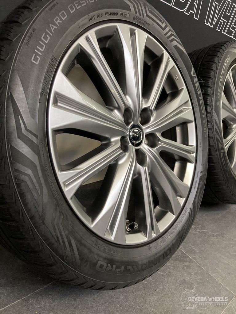19” originele Mazda CX5 II velgen + allseason banden 5x114.3, 19 inch, Gebruikt, -, -