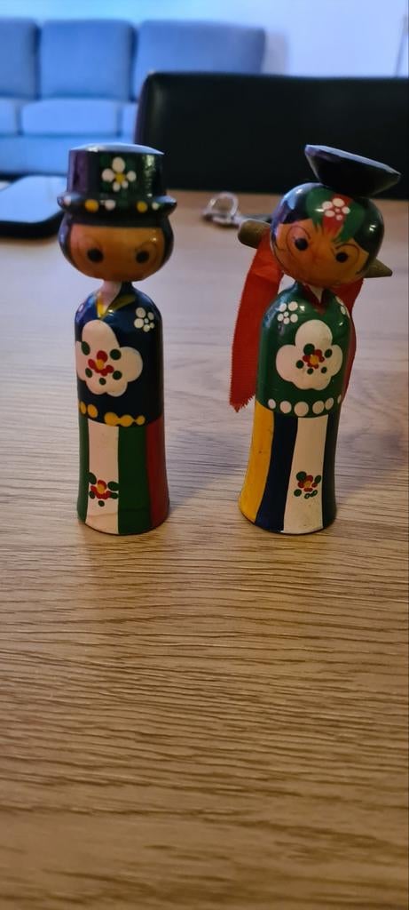 Vintage Japanse Kokeshi-poppen, Ophalen of Verzenden