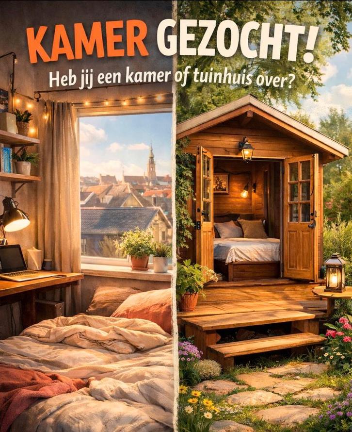 Kamer gevraagd, Huizen en Kamers, Kamers te huur