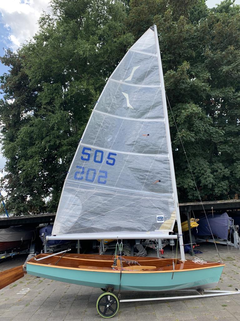 Solo 505 Mooie houten boot, bouw Lovett, Watersport en Boten, Open zeilboten, Ophalen, Geen motor, Gebruikt, Overige typen