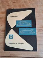 Handleiding VW Limo en Cabriolet., Ophalen of Verzenden