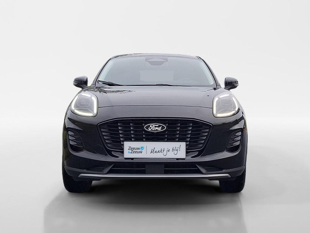 Ford Puma 1.0 EcoBoost Hybrid Titanium Automaat | Winterpack, Auto's, Ford, 12 maanden, Puma, Zwart, Bedrijf
