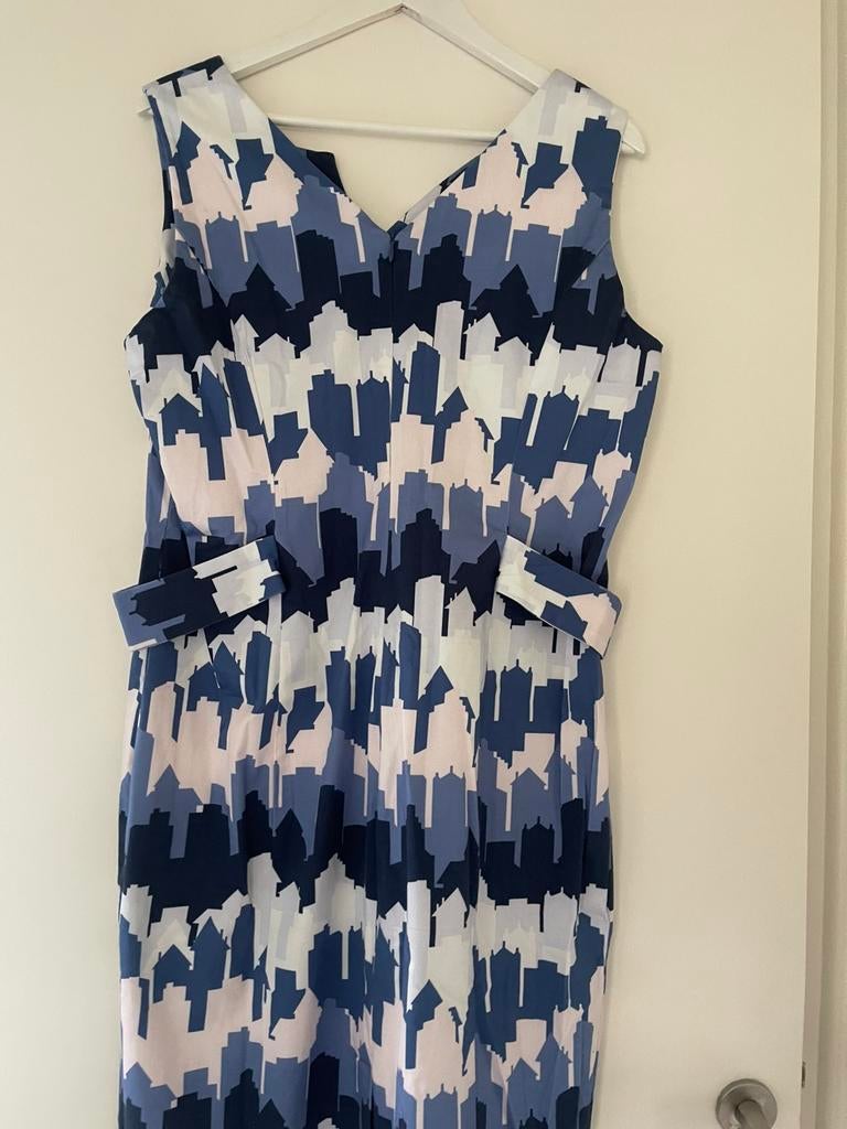 Caroline Biss jurk maat 44. Okselbreedte 55 cm, Verzenden, Zo goed als nieuw, Maat 42/44 (L), Blauw