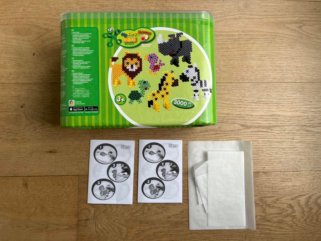 My first Hama maxi beads 300 stuks 3+, Ophalen of Verzenden, Gebruikt, Knutselen