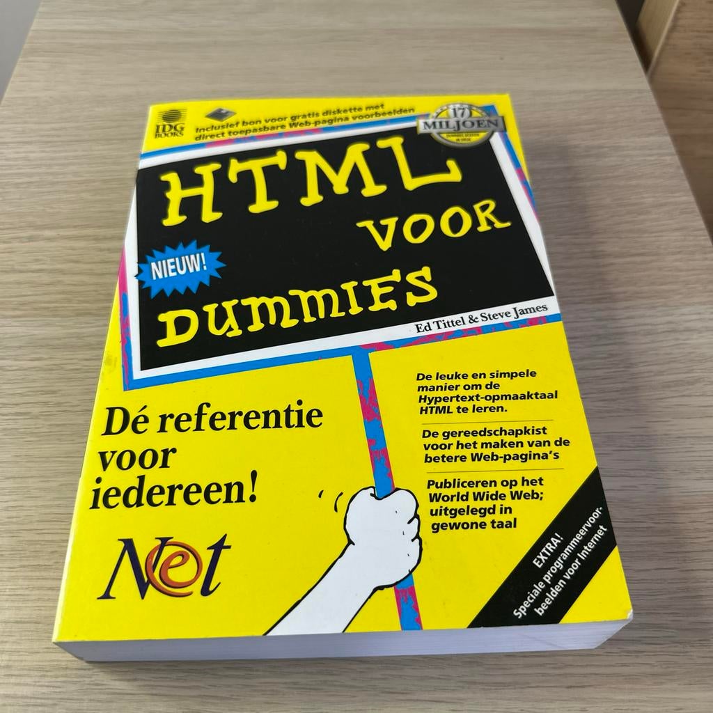 HTML voor Dummies - Leer Webdesign Eenvoudig, Boeken, Informatica en Computer, Verzenden, Zo goed als nieuw, Internet of Webdesign