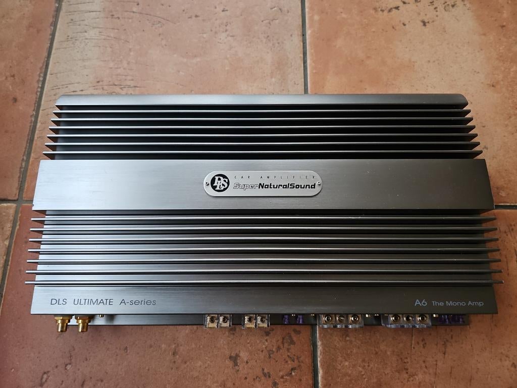 Mooie DLS Ultimate A6 audiophile 1200w RMS versterker, Ophalen of Verzenden
