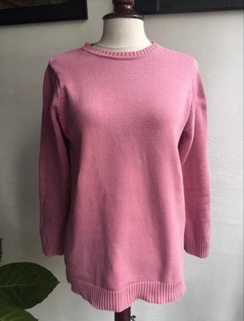 BH's mooie oudroze katoenen trui, antiallergisch, maat 38, Ophalen of Verzenden, Zo goed als nieuw, Maat 38/40 (M), Roze