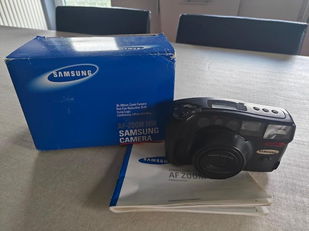 Samsung AF-Zoom 1050 Camera Vintage Compact – Niet Getest, Audio, Tv en Foto, Fotocamera's Analoog, Ophalen, Gebruikt, Compact