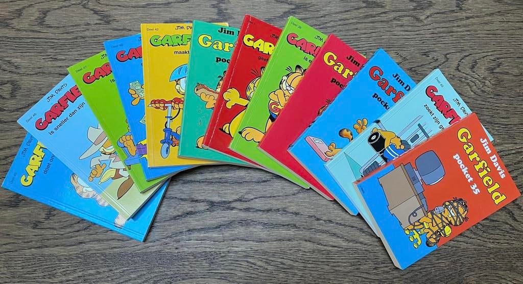 Garfield pockets, Meerdere stripboeken, Ophalen of Verzenden, Zo goed als nieuw