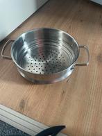 Stoompan inzetpan stomen pan vergiet nieuw, Ophalen, Nieuw, Rvs, Koekenpan of Braadpan