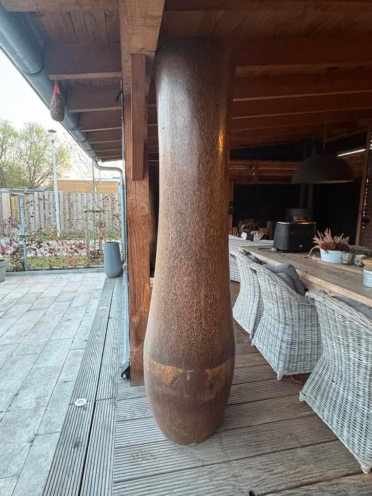 Hoge bloempot van 2 meter, Tuin en Terras, Bloempotten, Gebruikt, Overige materialen, Tuin, 70 cm of meer, 40 cm of meer, Rond