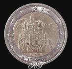 Te koop Duitse 2 euro munt Neuschwanstein kasteel 2012., Ophalen of Verzenden, Duitsland, Overige waardes, Losse munt