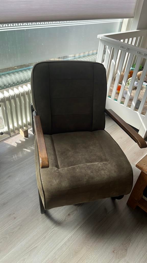 2 groenen kamer stoelen, Ophalen of Verzenden, Zo goed als nieuw, Twee