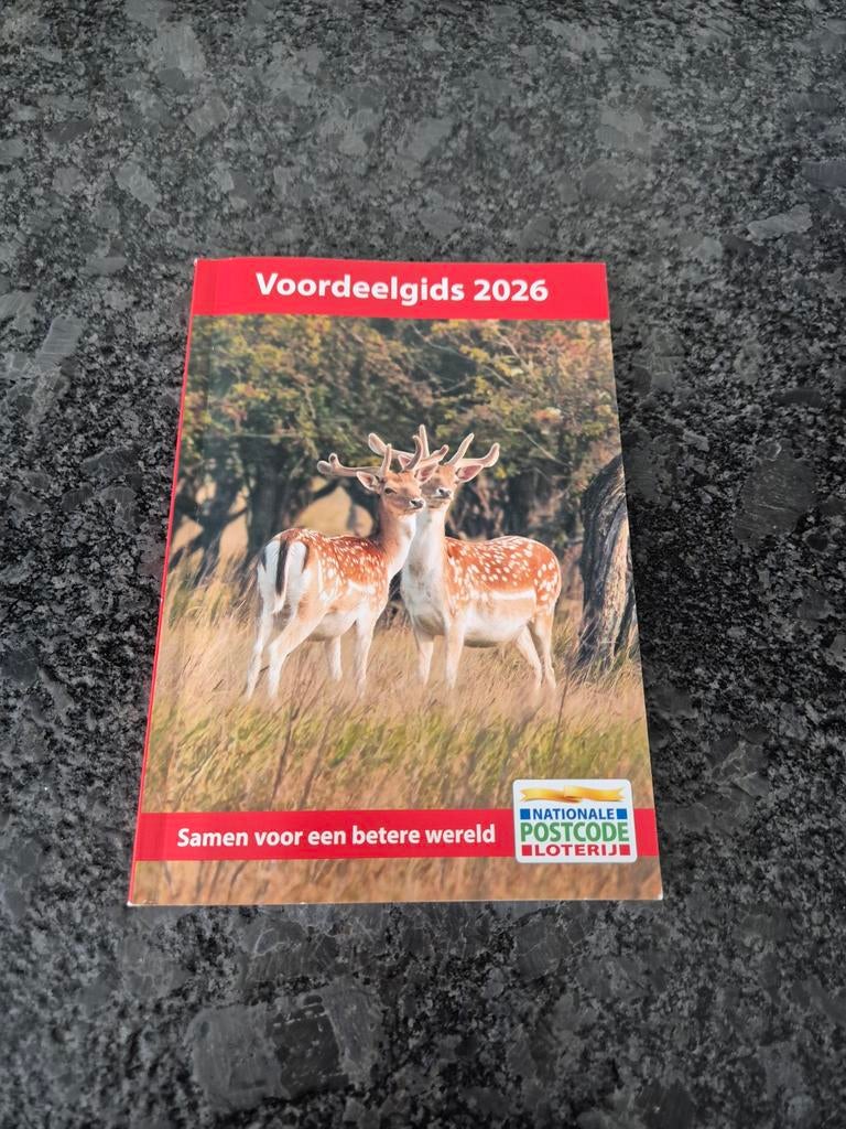 Postcodeloterij Voordeelgids 2026 en Agenda 2026, Tickets en Kaartjes, Drie personen of meer, Kortingsbon
