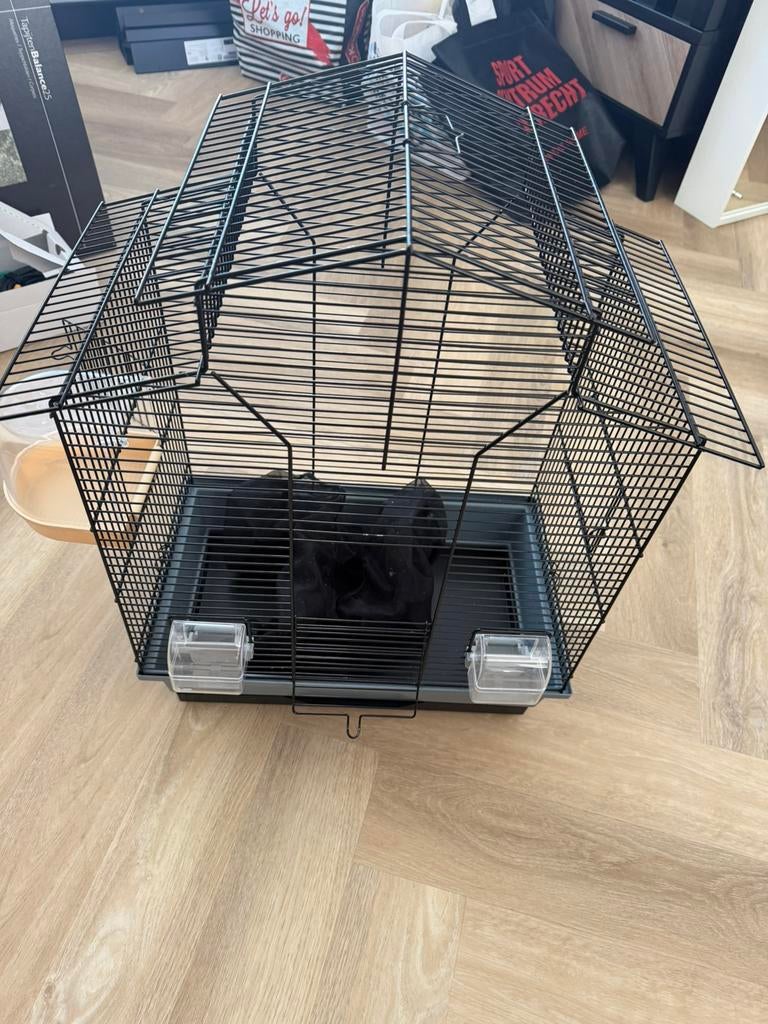 Vogelkooi voor een grasparkiet, Dieren en Toebehoren, Ophalen of Verzenden, Zo goed als nieuw, Kooi-accessoires