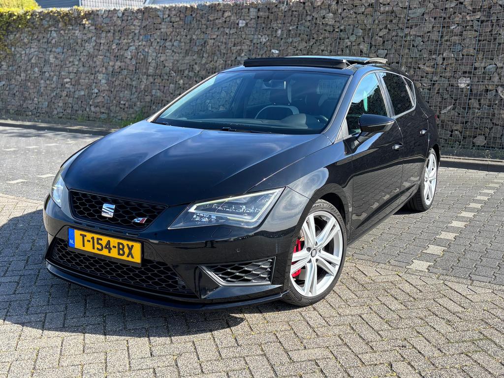 Seat Leon 2.0 TSI 195KW Cupra R DSG 2015 Zwart, Auto's, 15 km/l, 1321 kg, Zwart, 4 cilinders