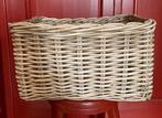 Grote rieten fietsmand, Ophalen, Gebruikt, Fietsmand