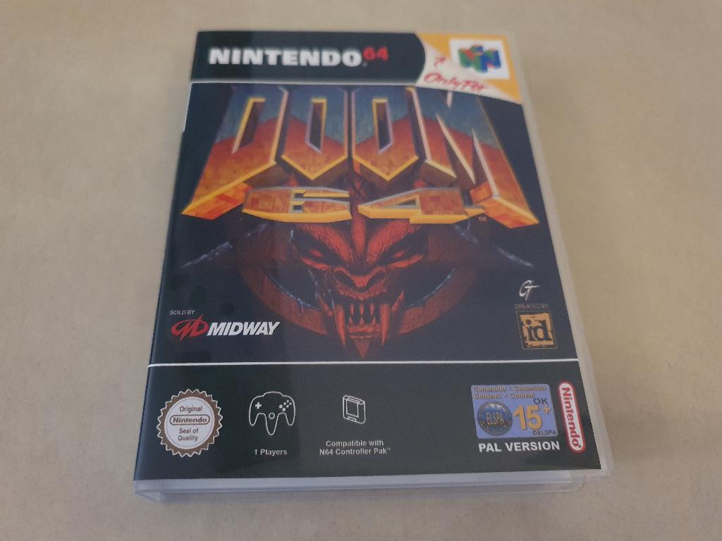 Doom 64 N64 Game Case, Shooter, Verzenden, 1 speler, Zo goed als nieuw