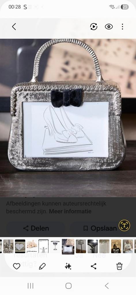 Riviera Maison fotolijst tas, Ophalen of Verzenden