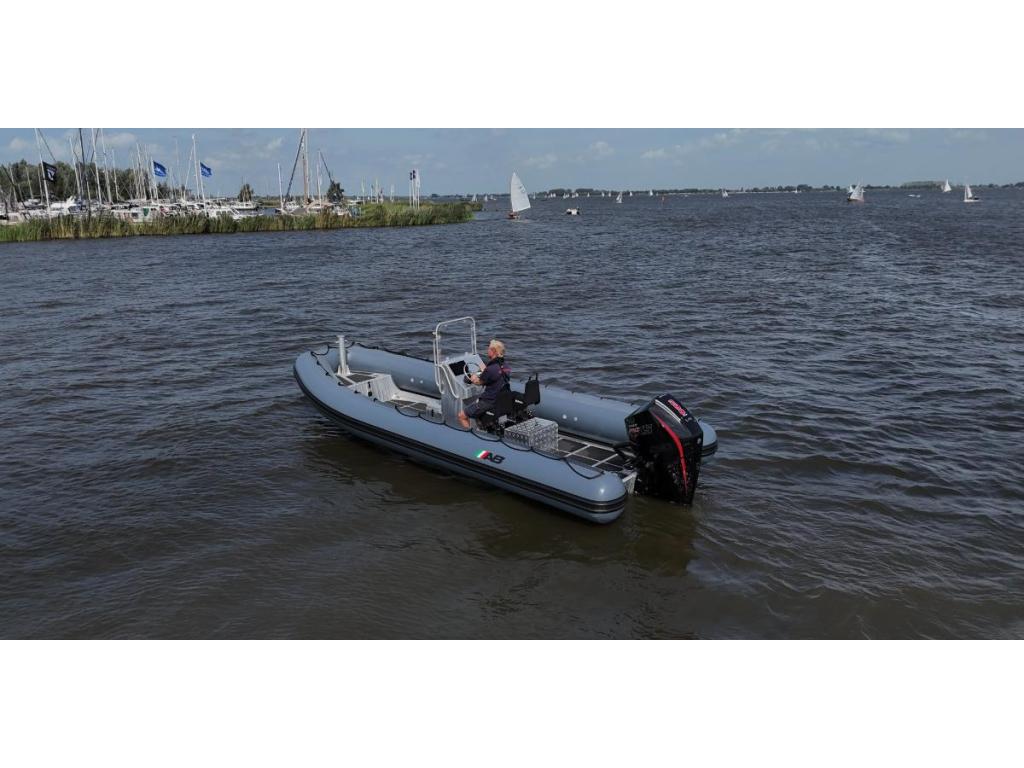 AB Profile A-24 X-HD Mercury 250pk, Watersport en Boten, Rubberboten, Nieuw, Benzine, 200 pk of meer, Overige merken