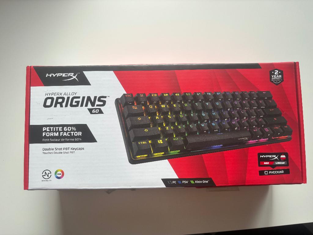 HyperX Alloy Origins 60, Nieuw, Ophalen of Verzenden, Qwerty, Bedraad
