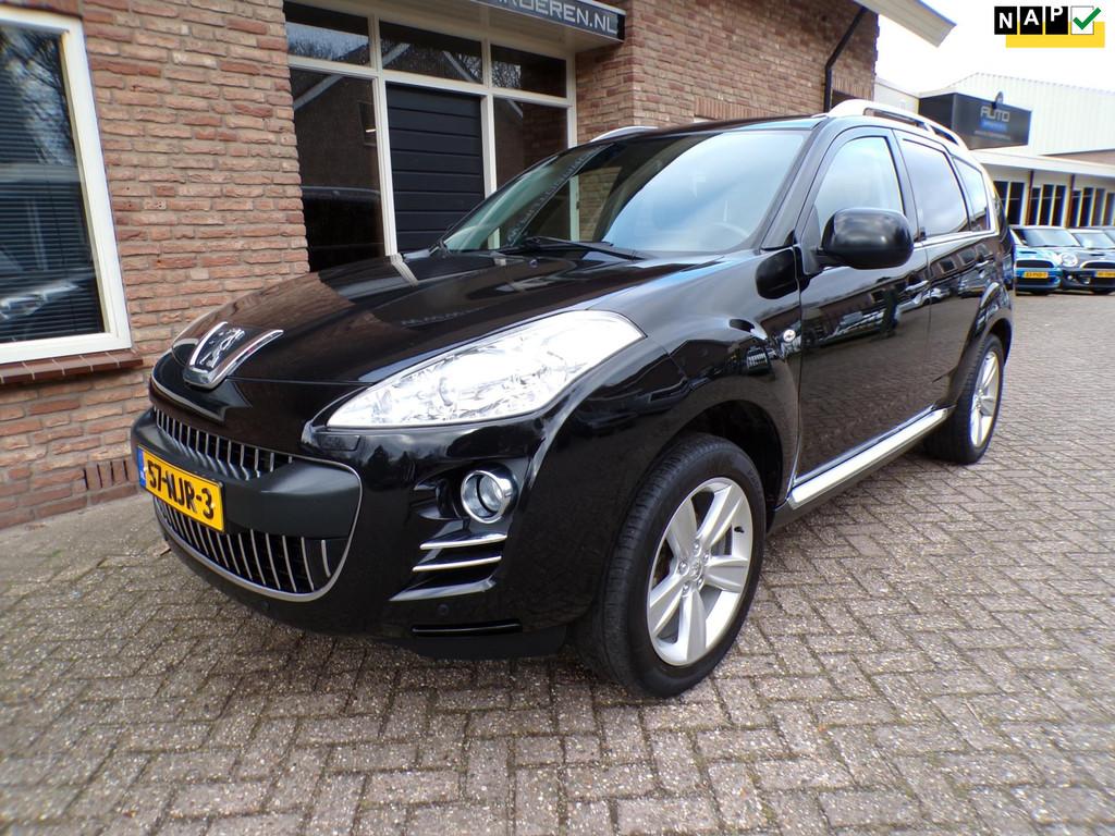 Peugeot 4007 2.4 GT 7p Automaat / Leder / Navi / 7 Persoons, Auto's, Automaat, Euro 5, Gebruikt, Zwart