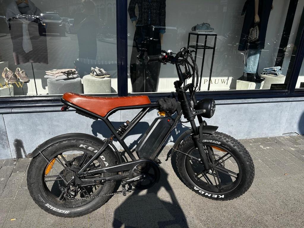 Fatbike OUXI H9 in prima staat. Bruin zadel, inclusief slot., Overige merken, Gebruikt, Ophalen of Verzenden, 59 cm of meer