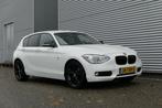 BMW 1-serie 116i Business+ NAP LED Navi Cruise, Euro 5, Gebruikt, 4 cilinders, Wit