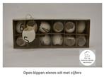 Kippen ei open wit aan touw met cijfers - pasen - voorjaar, Ophalen of Verzenden, Nieuw