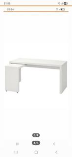 MALMBureau met uittrekbaar blad, Huis en Inrichting, Bureaus, Ophalen