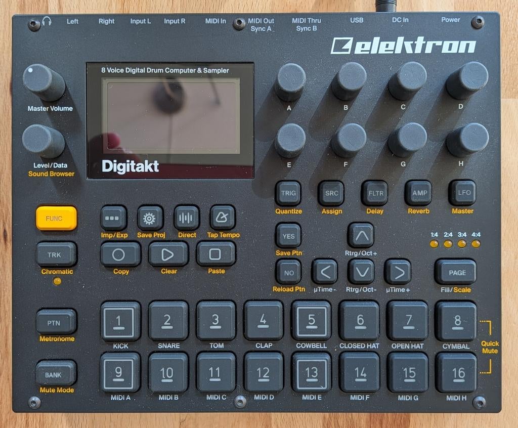 Elektron Digitakt 1 in prachtstaat, met vilten cover, Muziek en Instrumenten, Ophalen, Zo goed als nieuw, Overige merken